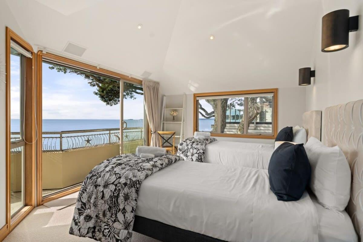 Takapuna Beachfront W Stunning Views โอ๊คแลนด์ ภายนอก รูปภาพ